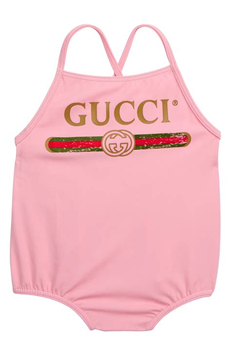 newborn baby gucci|gucci infant swimsuit.